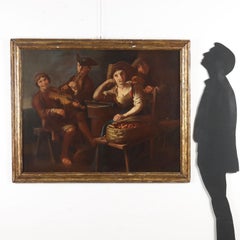 Wooed Cherry Seller and two Ringers ca. 1720.