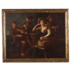 Vendeurs de cerises à la cour et deux sonneurs vers 1720.