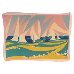 Giacomo Futur Balla, 1871-1958, Marvelante Abstract Sailboat Serigraph, LTD Ed.