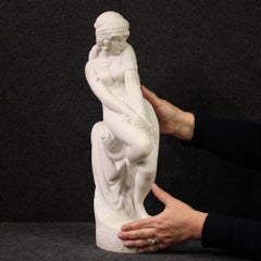 20th Century White Marble Italian Sculpture The Emancipation of Slavery, 1930