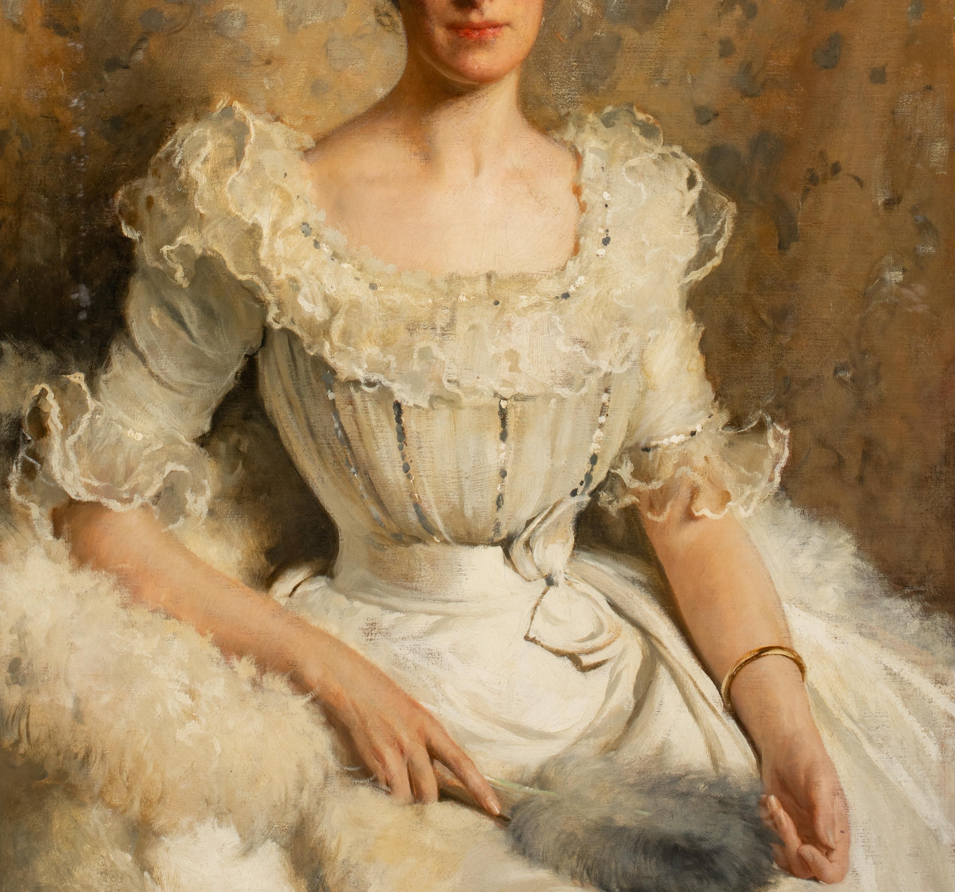 Ritratto di signora italiana, XIX secolo   GIACOMO GROSSO (1860-1938) 4