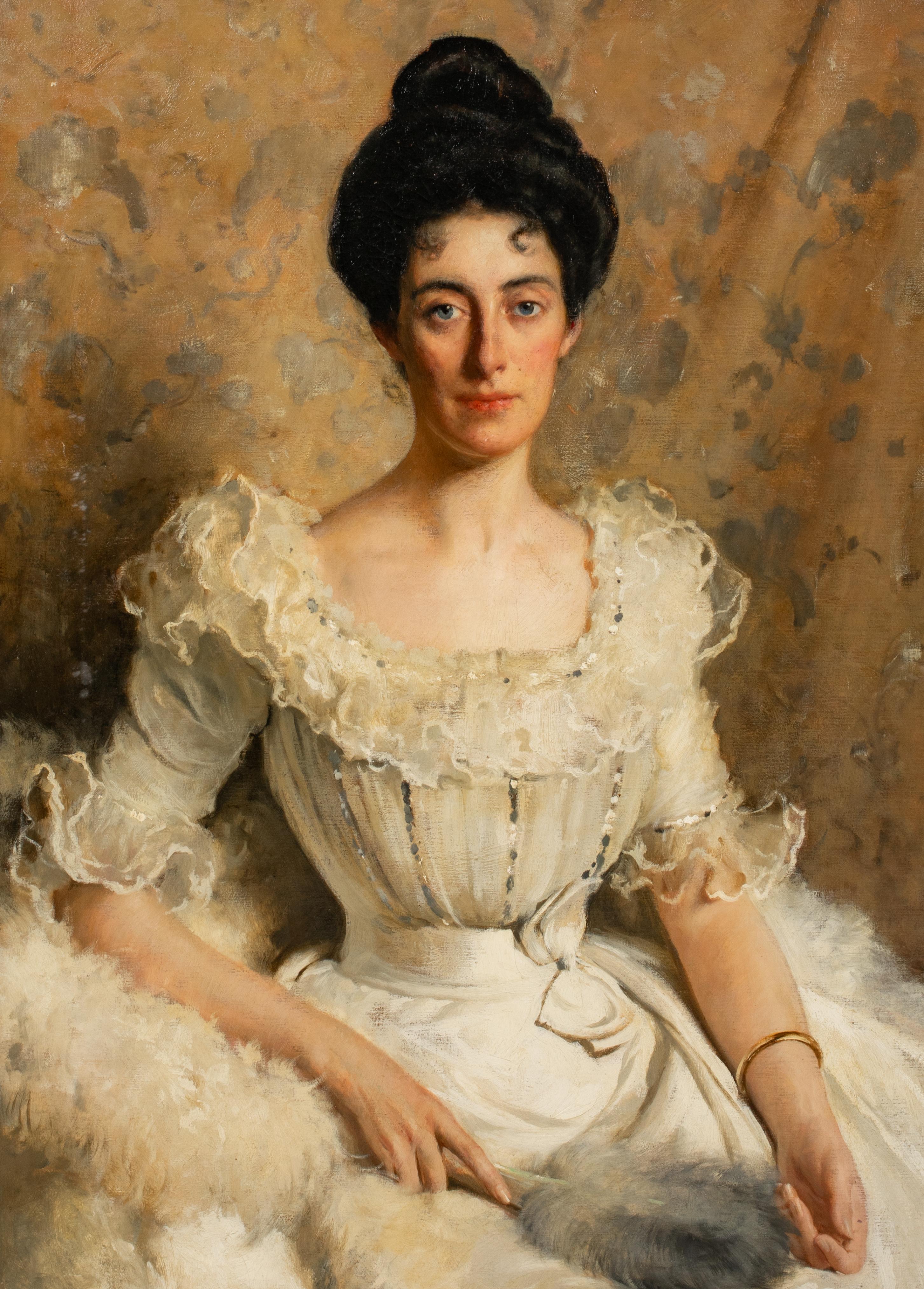 Ritratto di signora italiana, XIX secolo   GIACOMO GROSSO (1860-1938) 3