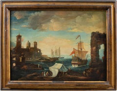 Giacomo Guardi workshop (Venetian painter) - 18th century landscape painting