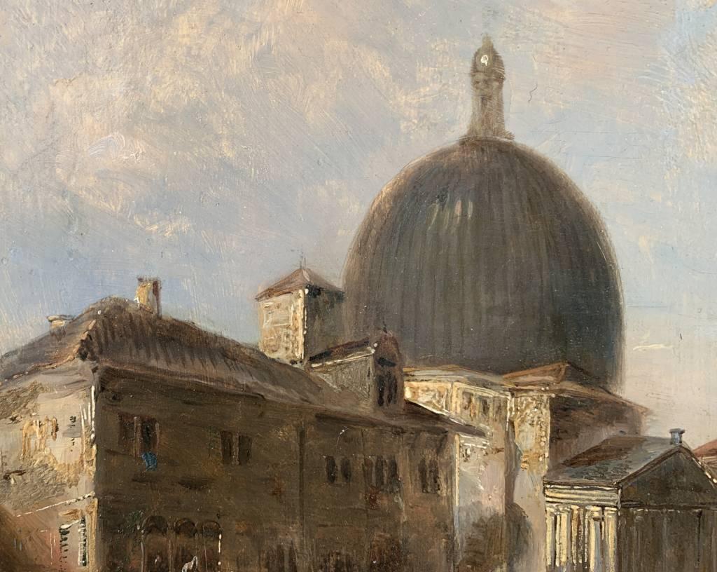 Giacomo Guardi (Masterly vénitien) - Fin du XVIIIe siècle peinture de vue de Venise  en vente 10