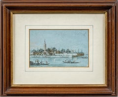 Giacomo Guardi (Venetian vedutist) - late 18th century painting - Venice View
