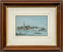 Giacomo Guardi (Venice, 1764 – Venice, 1835) - Giacomo Guardi (Venetian vedutist) - late 18th century painting - Venice View Giacomo Guardi (Venetian vedutist) - late 18th century painting - Venice View
