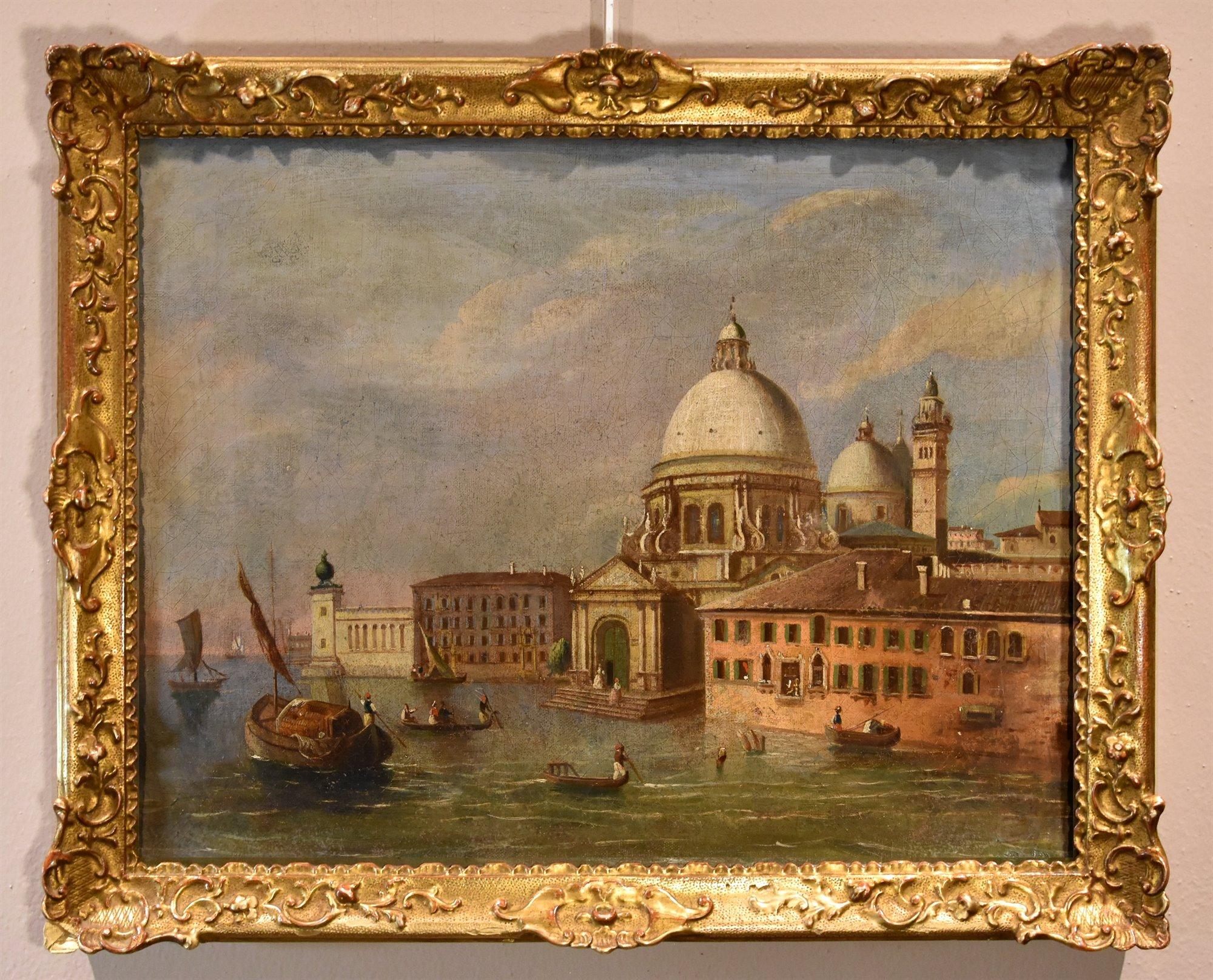 Venice Guardi See Landscape 18/19th CEntury Paint Oil on canvas Old master Italy