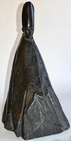 Giacomo Manzu « Cardinale Seduto », 1963, productions Austin