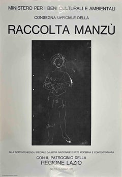 Manzu Collection - Affiche offset vintage d'après Giacomo Manzu - 1981