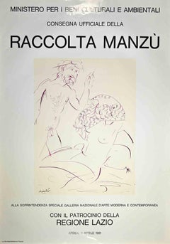 Manzu Collection - Vintage Offset Print by Giacomo Manzu - 1981