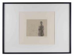 Two Figures - Etching by Giacomo Manzù - 1970s