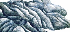 Blaue Wolke - Original-Radierung von Giacomo Porzano - 1972