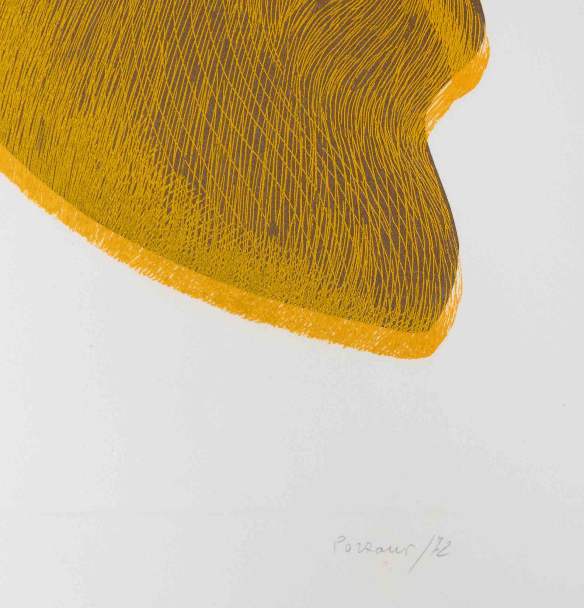 Perfil de oro - Profilo d' oro - Aguafuerte de Giacomo Porzano - 1972 en venta 2