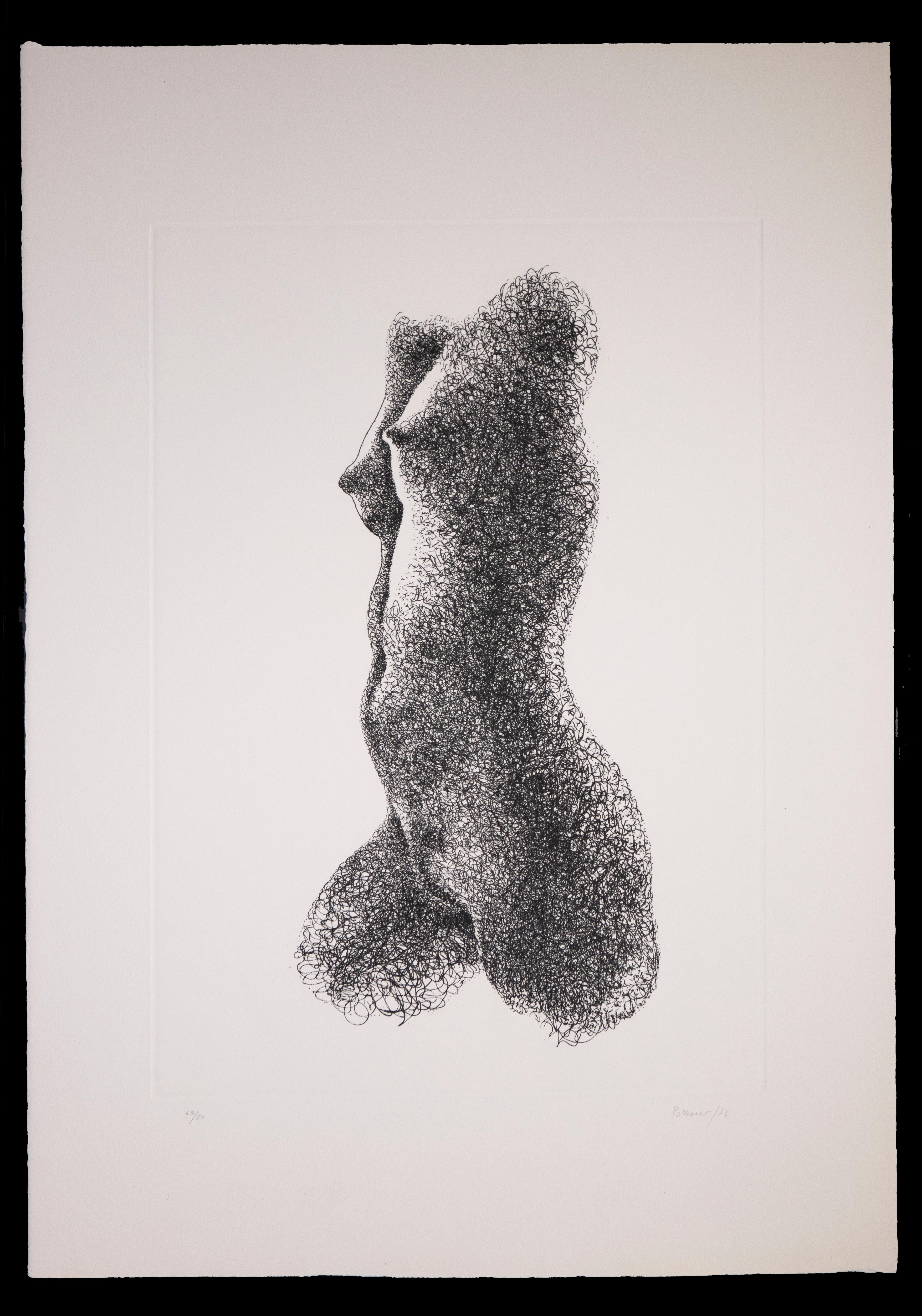 Nude Profile is an original etching realized by Giacomo Porzano in 1972.

Hand Signed and dated on the lower right margin.

Numbered on the lower left margin. Edition of 80 pieces.