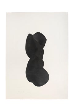 Silhouette V - Original Etching by Giacomo Porzano - 1972