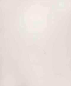 Fumador en blanco - Aguafuerte de Giacomo Porzano - 1972