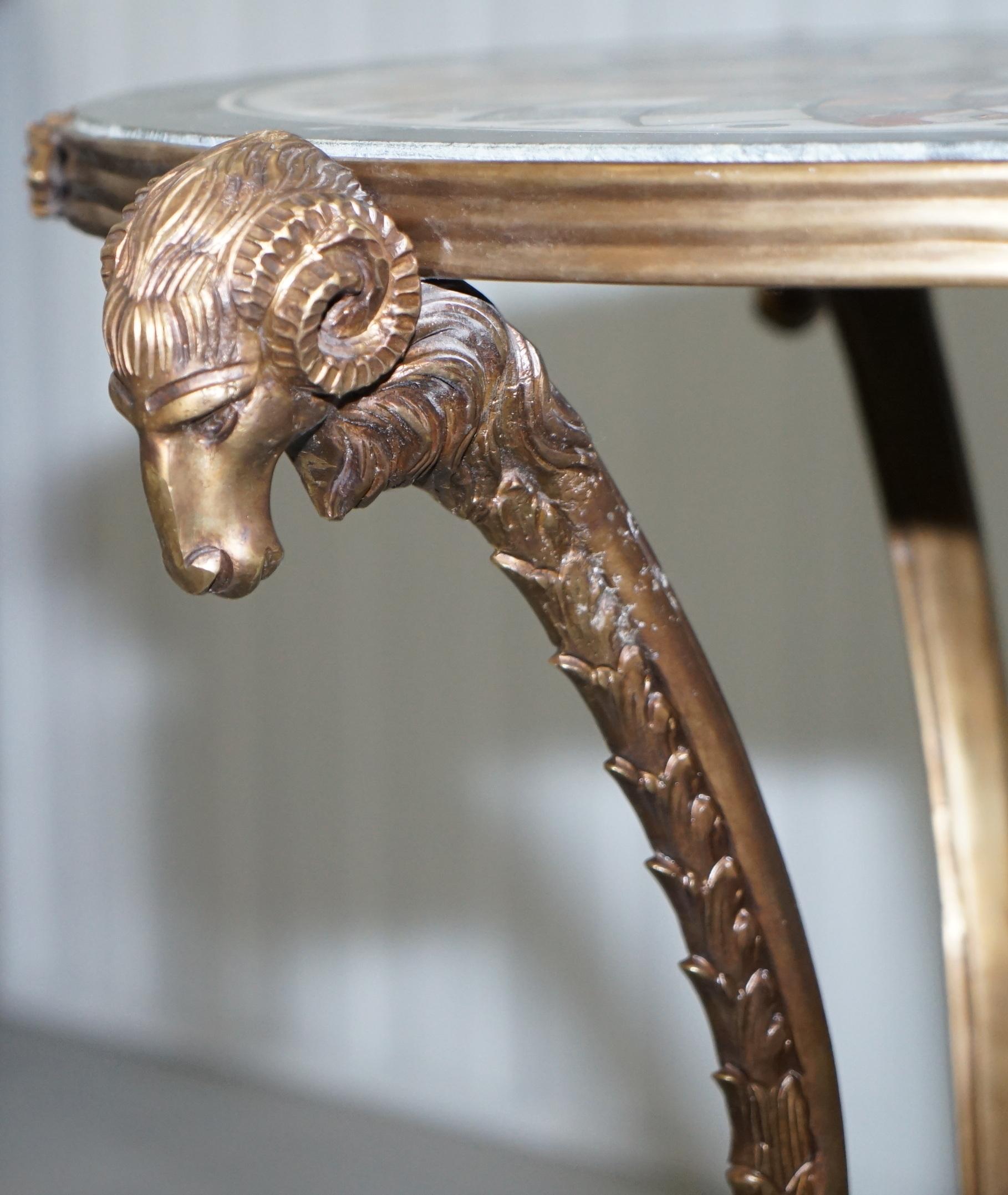 Giacomo Raffaelli Pietra Dura Louis XVI Bronze Gueridon Specimen Marble Tables en vente 2