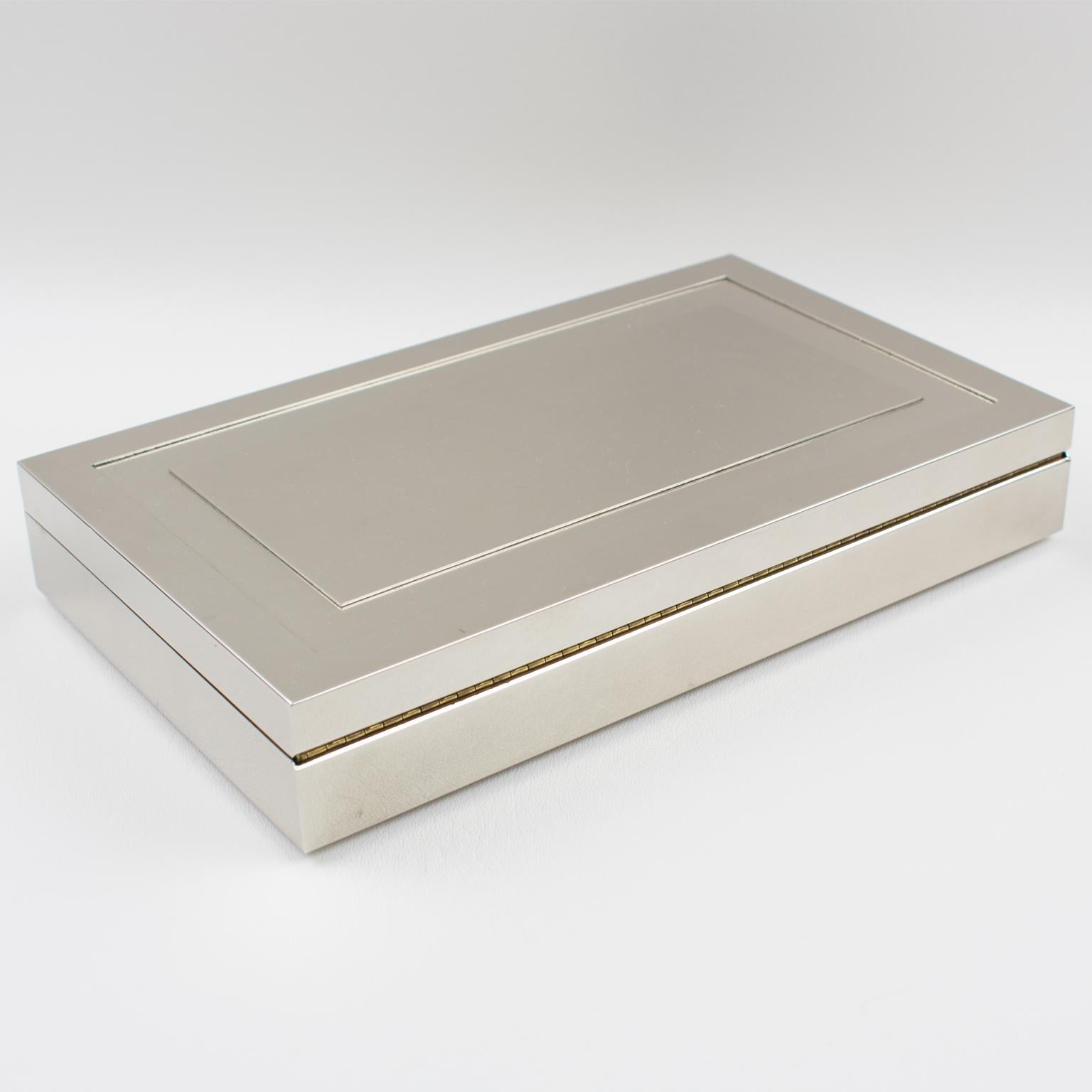 Giacomo Sinopoli für Liwans Geometrische Chrombox, um 1970 (Ende des 20. Jahrhunderts)