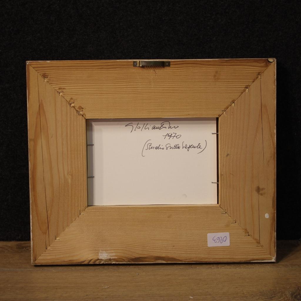Giacomo Soffiantino 20° secolo Olio su tavola Pittura italiana, 1970 in vendita 4