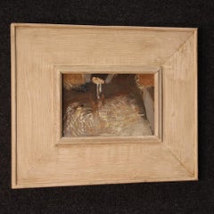 Giacomo Soffiantino 20th Century Oil on Board Italian Painting, 1970