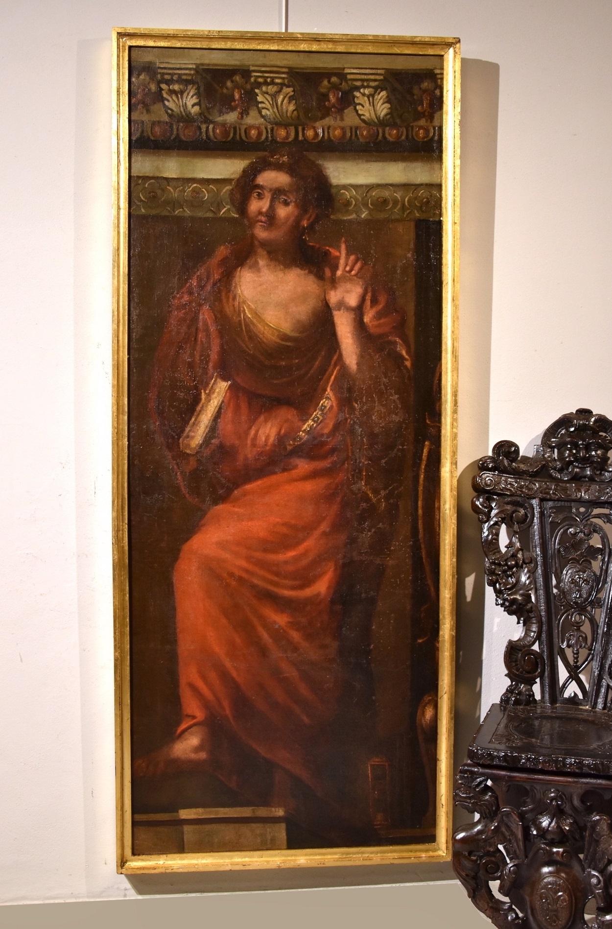 Allegorie der Zeit Stella Gemälde Öl auf Leinwand Alter Meister 16/17. Jahrhundert Italienisch  im Angebot 2