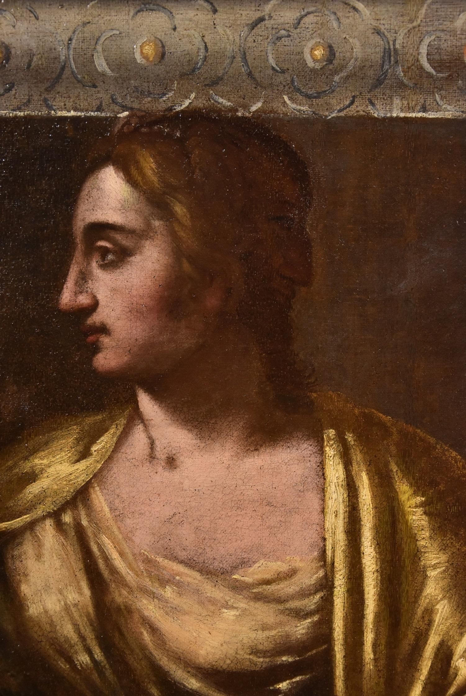 Allegory Weisheit Stella Gemälde Öl auf Leinwand Alter Meister 16./17. Jahrhundert Italien Kunst im Angebot 6