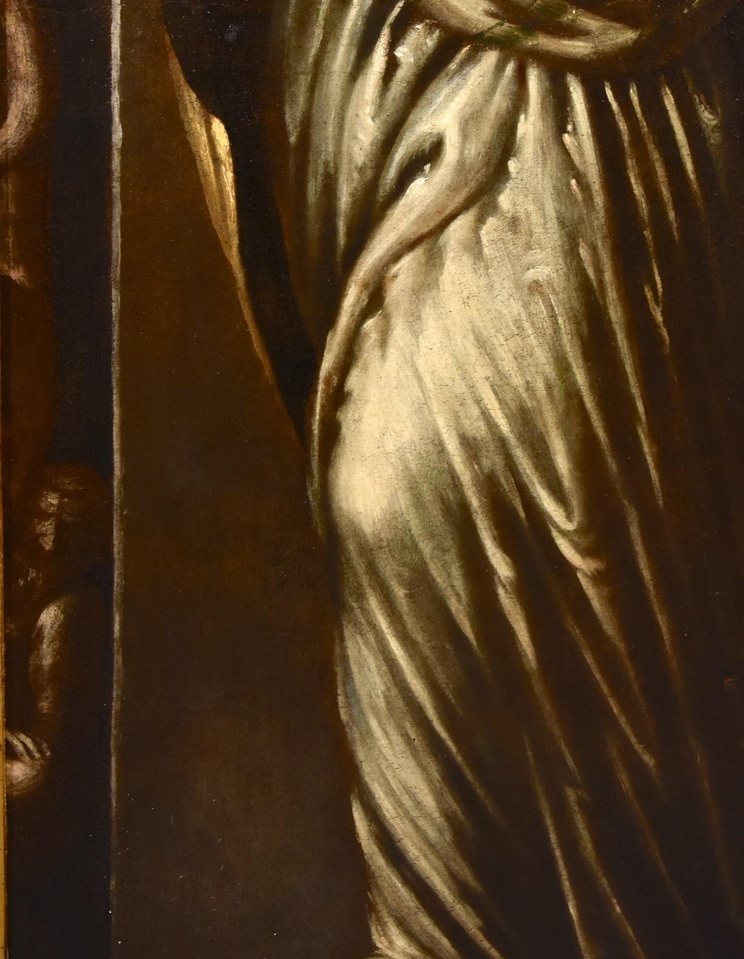 Allegory Weisheit Stella Gemälde Öl auf Leinwand Alter Meister 16./17. Jahrhundert Italien Kunst im Angebot 3