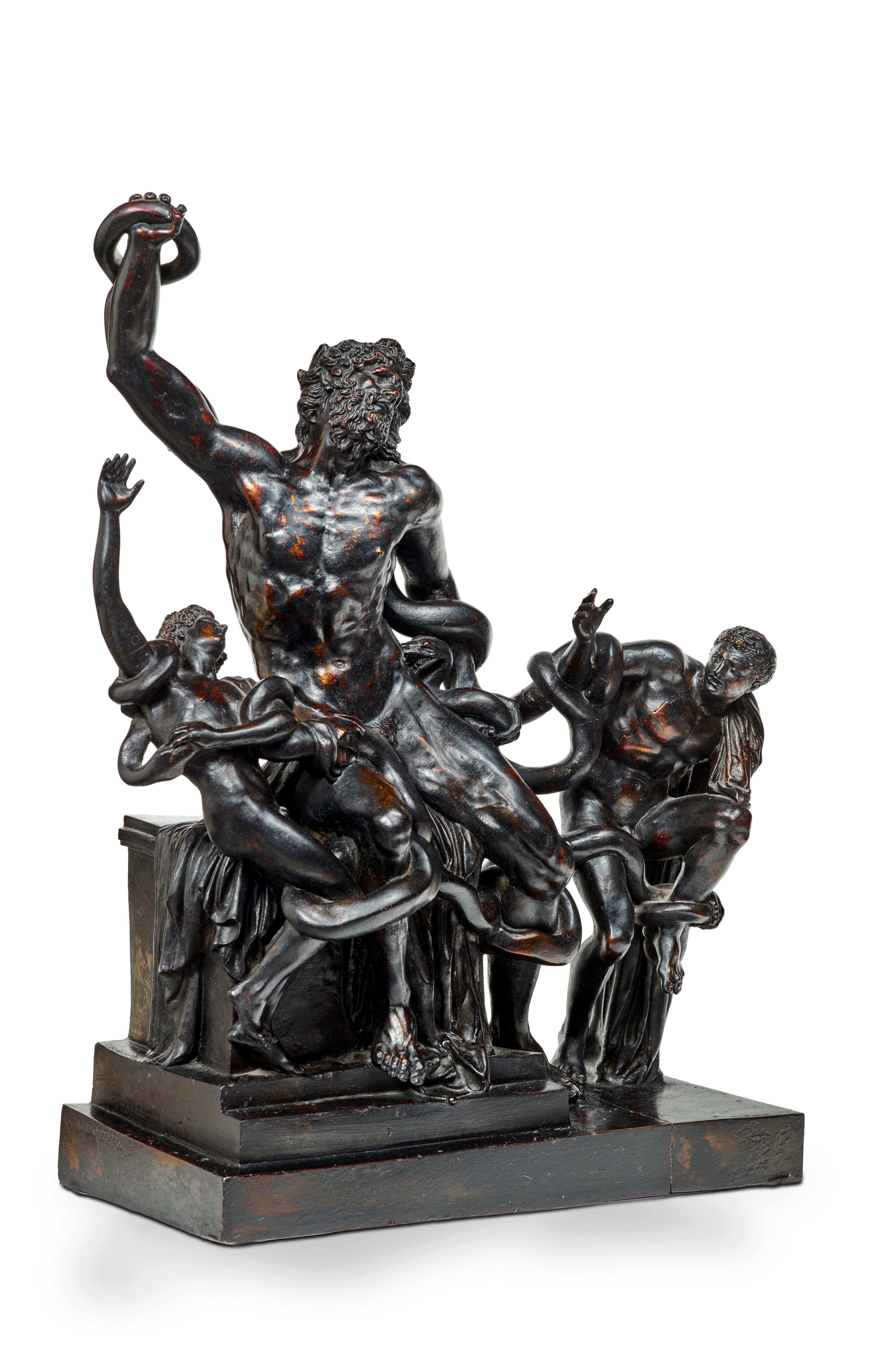 Laocoön et ses fils, une exceptionnelle sculpture en bronze de Giacomo Zoffoli  en vente 2