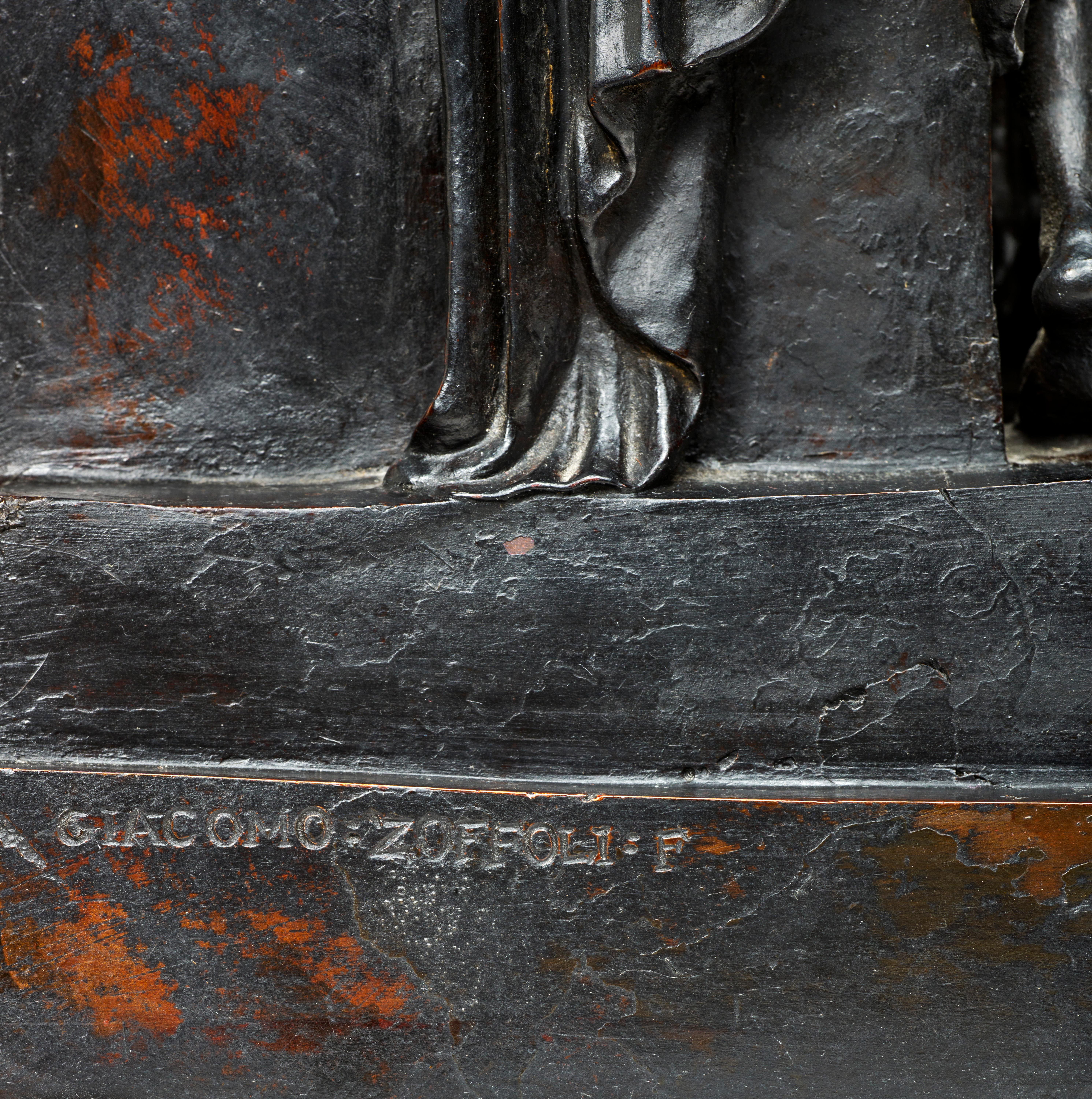 Laocoön et ses fils, une exceptionnelle sculpture en bronze de Giacomo Zoffoli  en vente 8