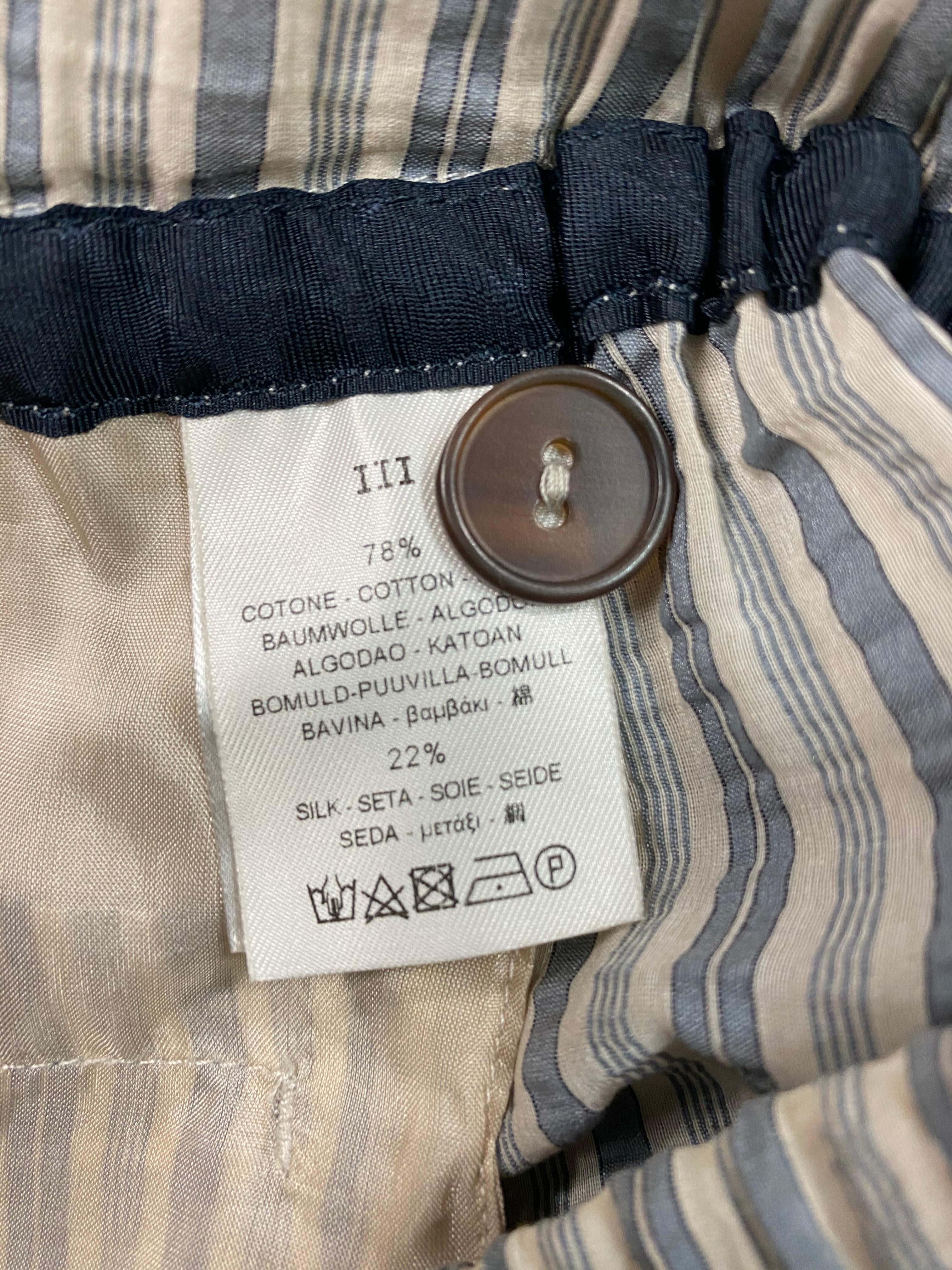Women's Giada Forte Navy Striped Pants For Sale