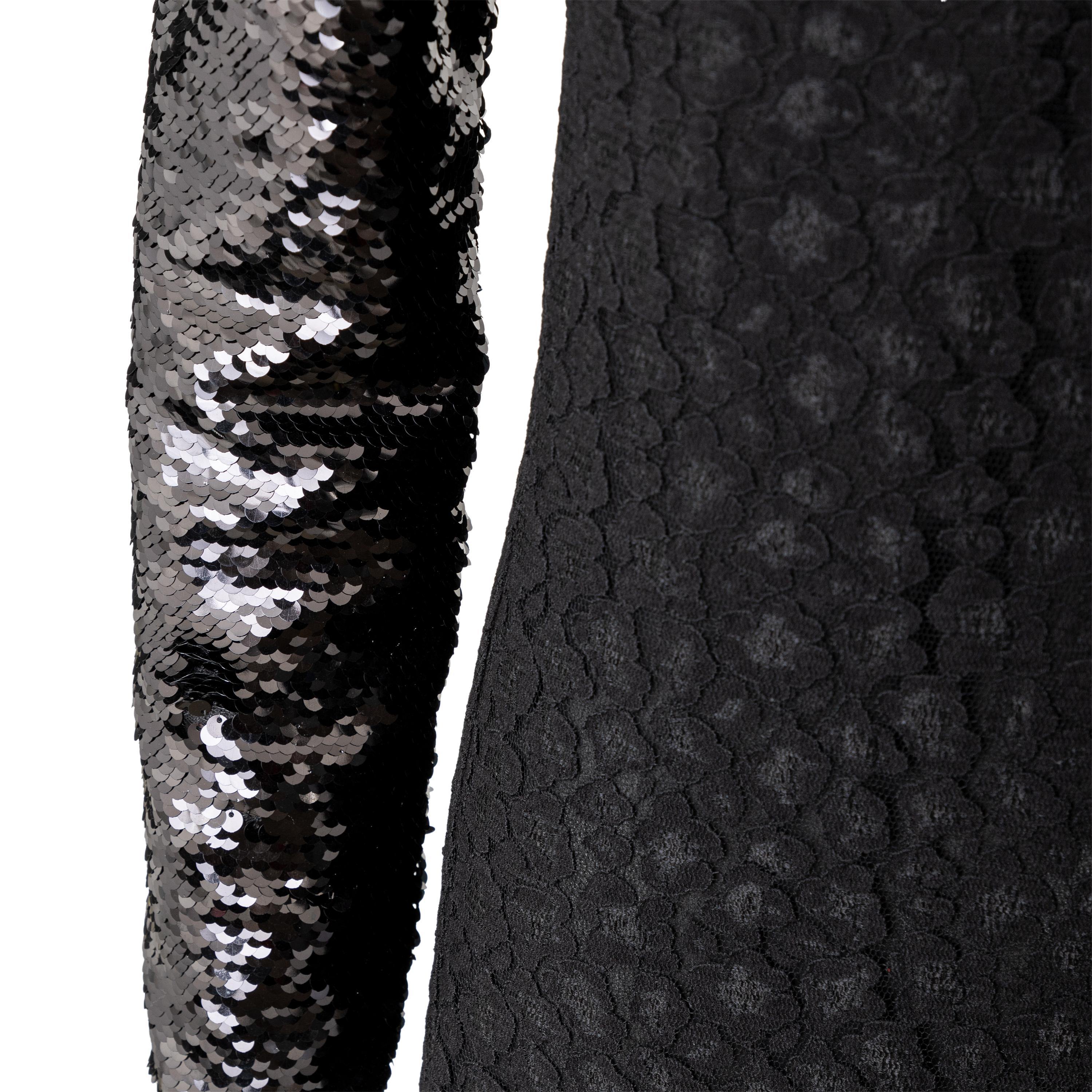 Giamba by Giambattista Valli Sequin and Lace Dress - '10s For Sale 2