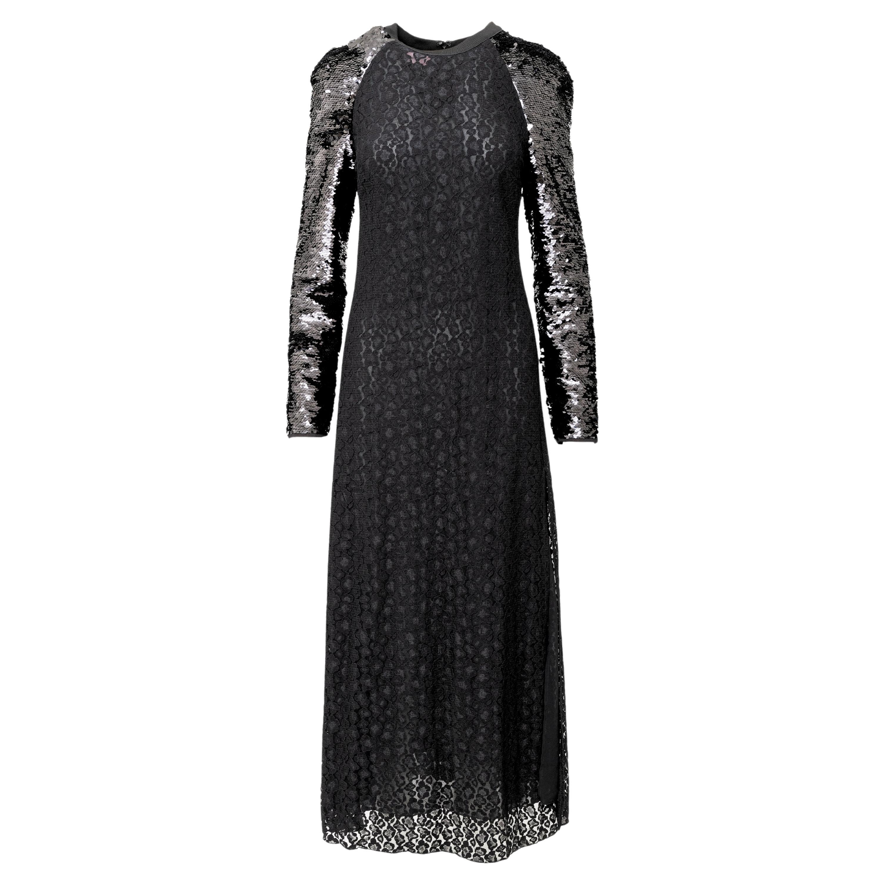 Giamba by Giambattista Valli Sequin and Lace Dress - '10s For Sale