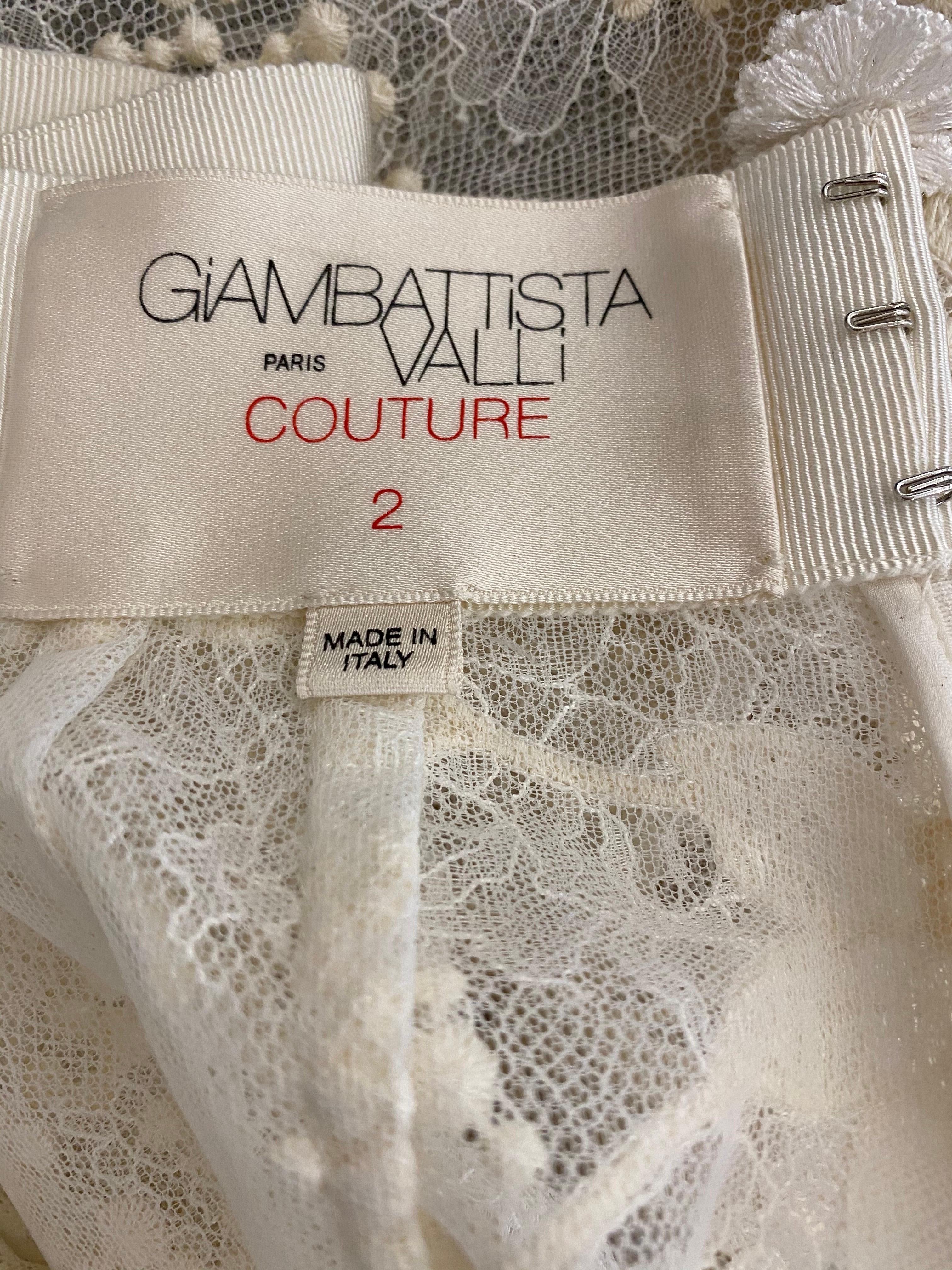 Giambatista Valli 2012 Couture Croc Top and Lace Skirt Set For Sale 1