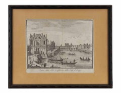 La Porte de la Conférence à Paris - Gravure de Giambattista Albrizzi - 1745 ca