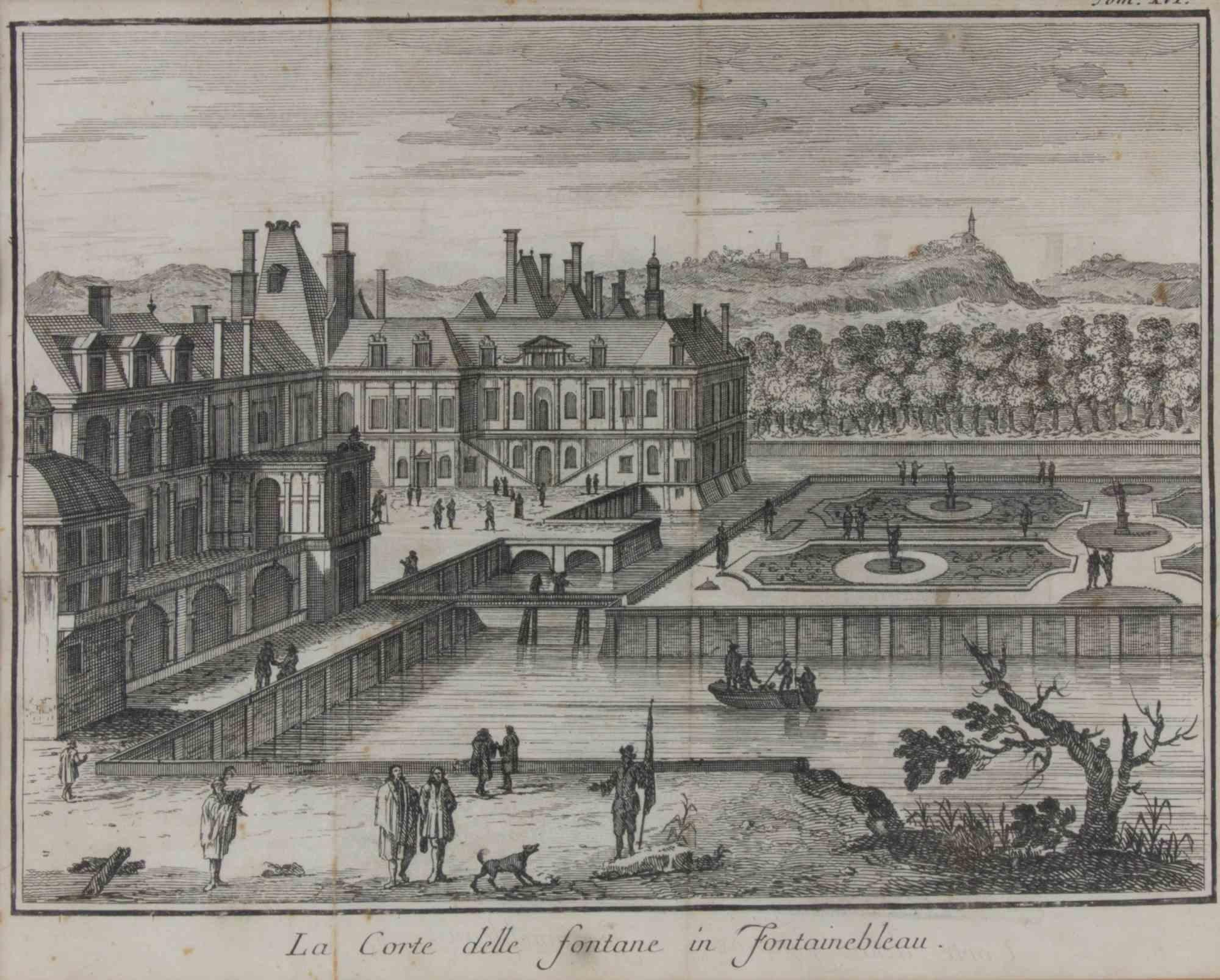 Gravure réalisée par Giambattista Albrizzi (1698-1777) pour Lo Stato presente di tutti i Paesi e Popoli do Mondo de Thomas Salmon. Regno di Spagna.

Comprend un cadre contemporain en bois cm. 26x31.8 cm.