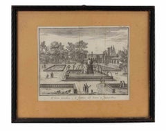 Le Grand Jardin, et... - Gravure à l'eau-forte de Giambattista Albrizzi - 1745 env.