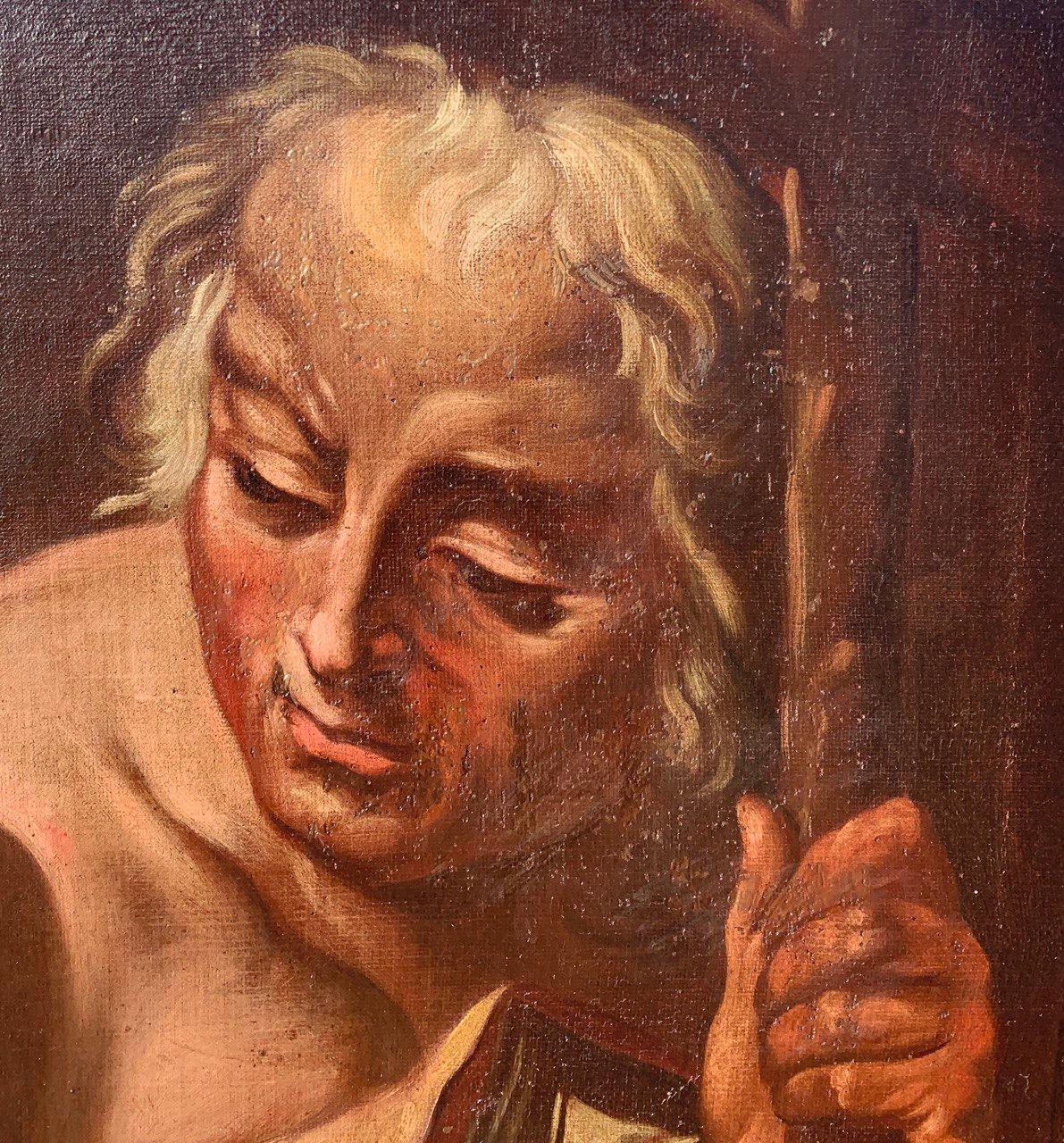 Giambattista Piazzetta workshop (Venetian) - Set of six 18th century paintings For Sale 9