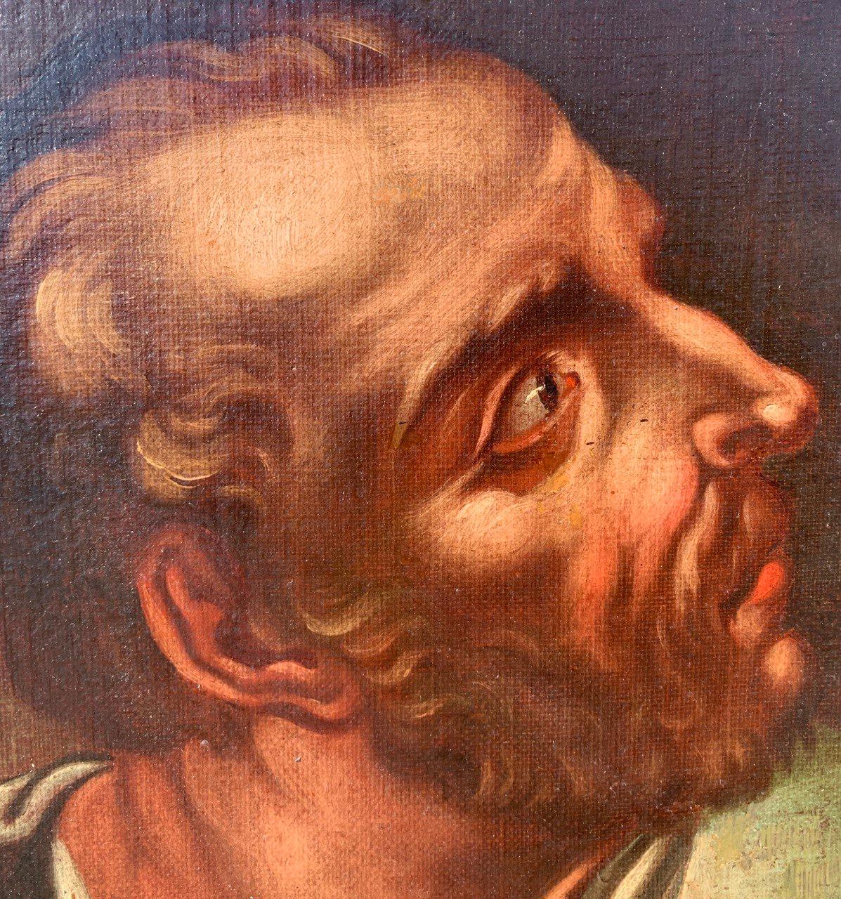 Giambattista Piazzetta workshop (Venetian) - Set of six 18th century paintings For Sale 10
