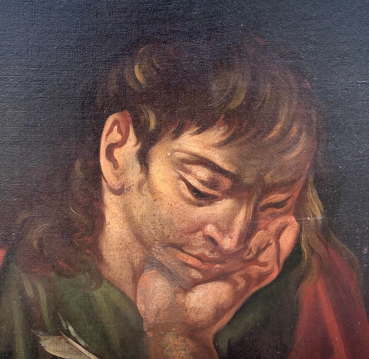 Giambattista Piazzetta workshop (Venetian) - Set of six 18th century paintings For Sale 7