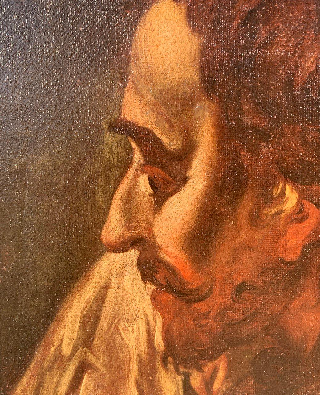 Giambattista Piazzetta workshop (Venetian) - Set of six 18th century paintings For Sale 8