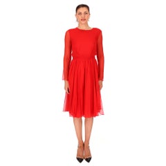 Giambattista Vali Sheer Overlay Dress