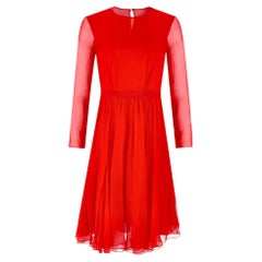 Giambattista Vali Sheer Overlay Dress
