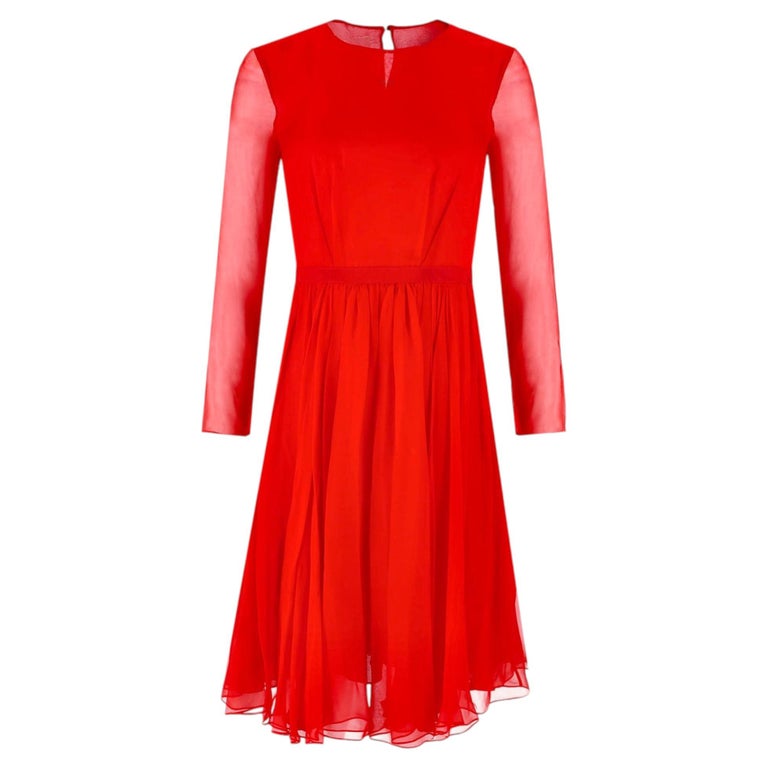 pink white dress Flirty & Flare Pink Dress main image 1