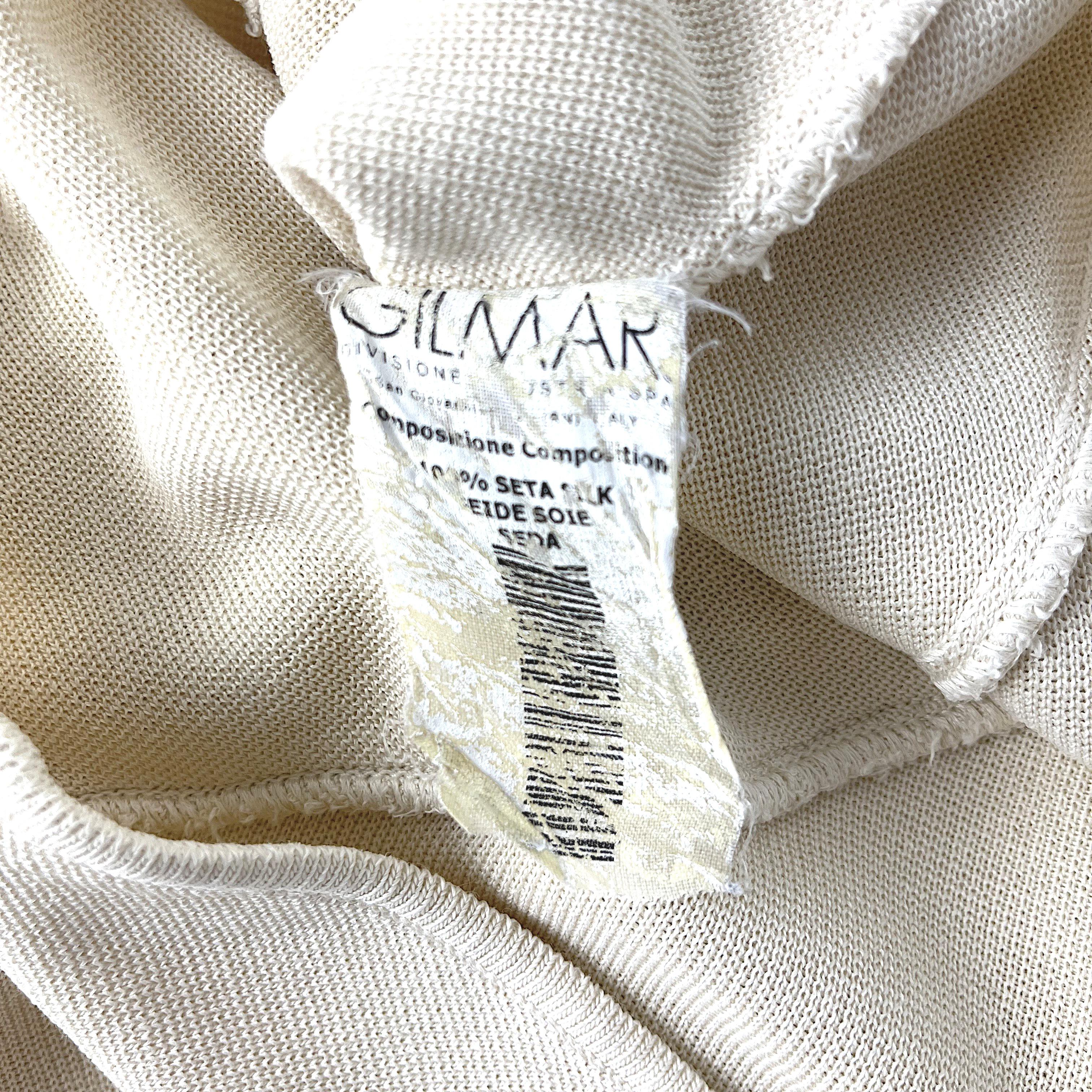 GIAMBATTISTA VALLI - Top en soie tricotée authentique avec volants  Taille 6US 38EU Pour femmes en vente