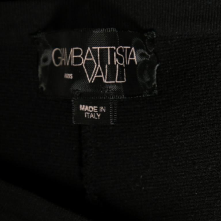 Donna Giambattista Valli Leggings in maglia nera S in vendita