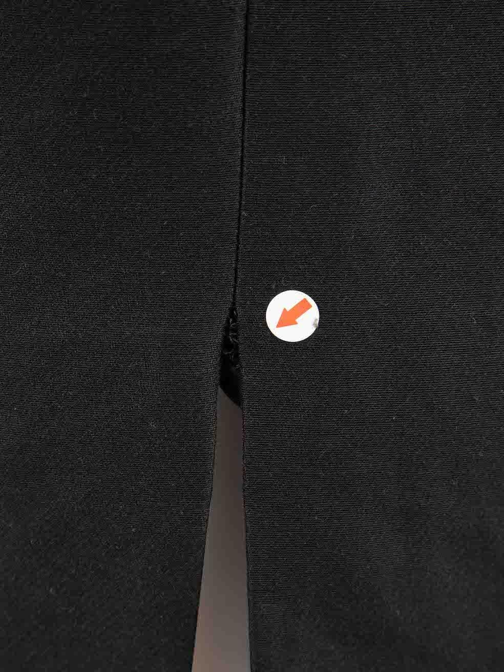 Giambattista Valli - Robe noire à col à panneaux transparents, taille M Pour femmes en vente