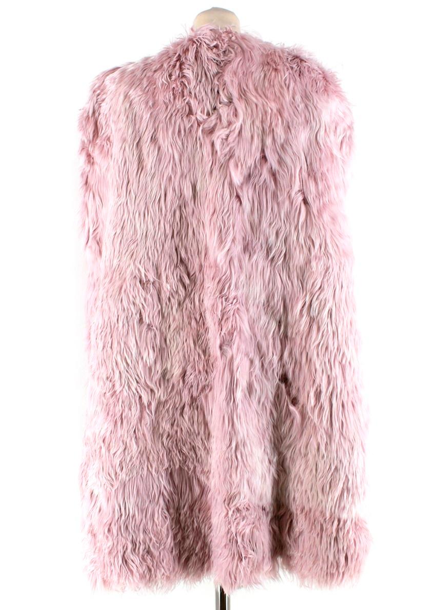 Giambattista Valli Rosa Cape aus Alpakawolle US4 (Beige)