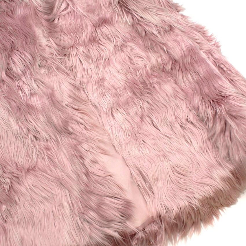 Giambattista Valli Rosa Cape aus Alpakawolle US4 1
