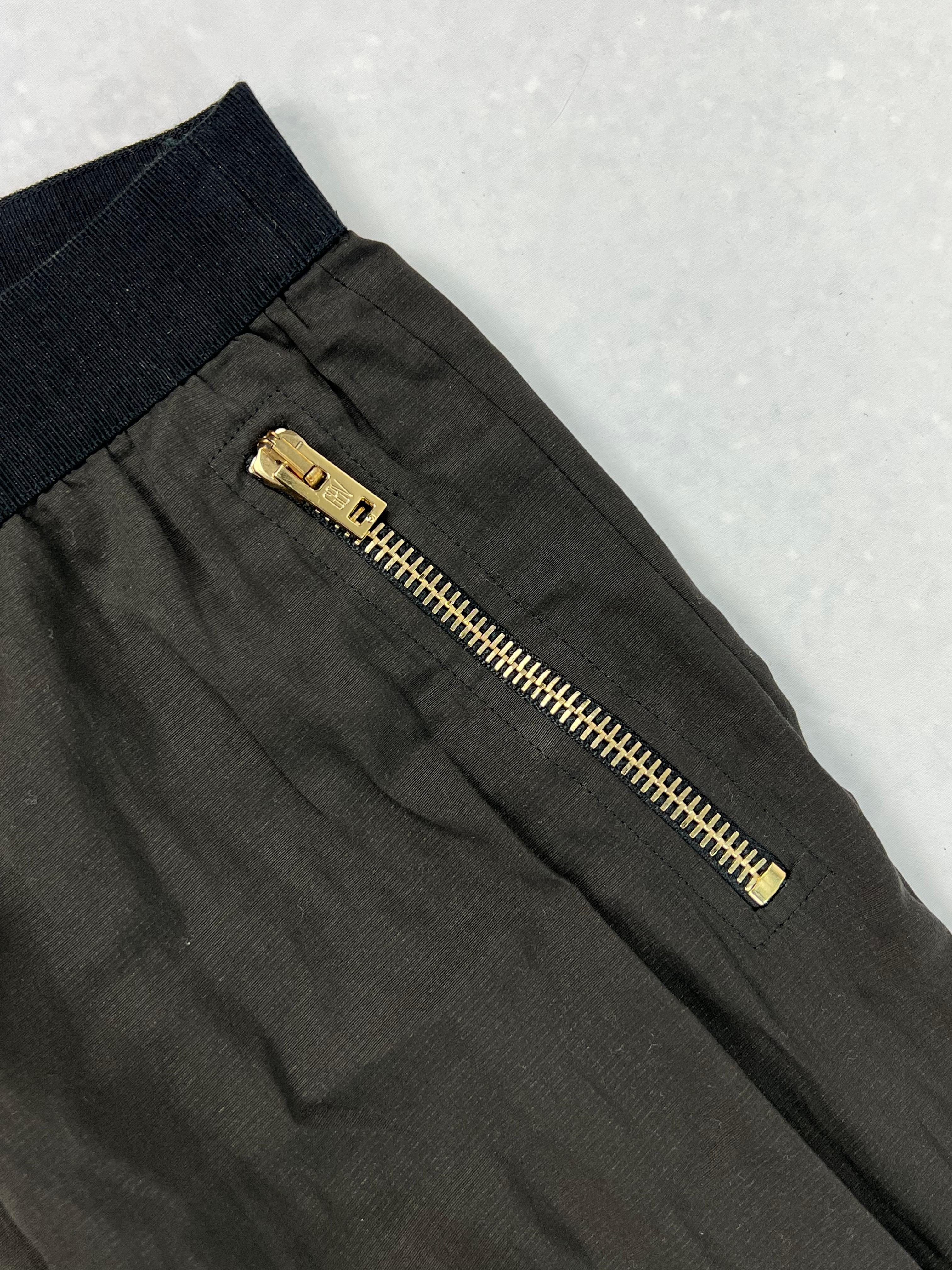 Giambattista Valli Brown and Black Cargo Pants, Size 42 For Sale 2