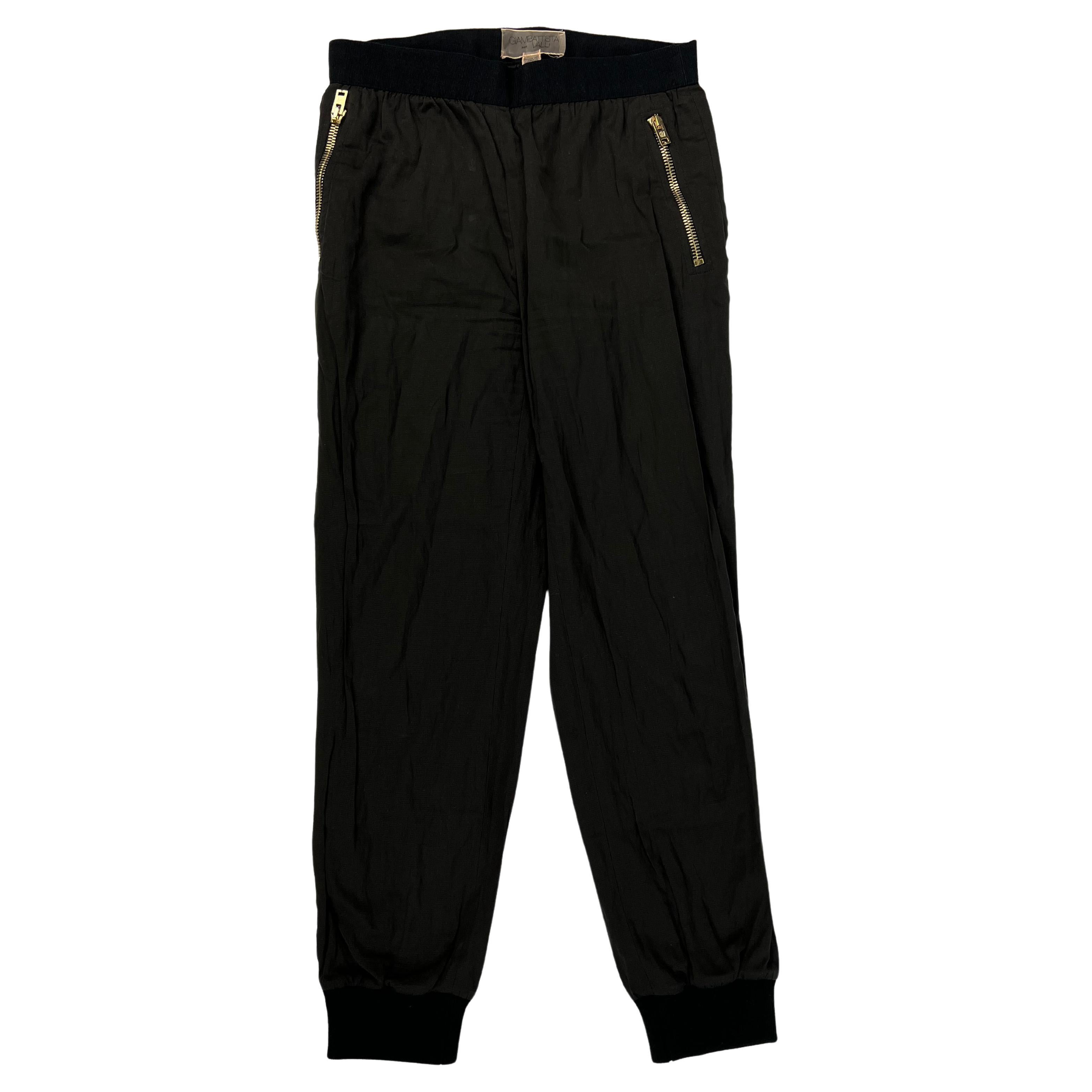 Giambattista Valli Brown and Black Cargo Pants, Size 42 For Sale